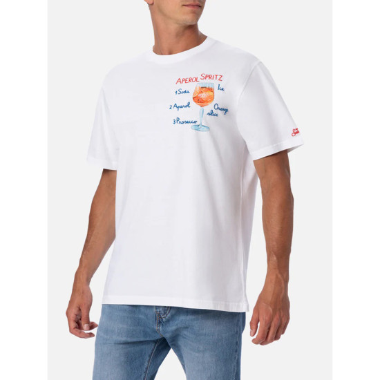 MC2 Saint Barth Ανδρική κοντομάνικη μπλούζα Cotton Classic T Shirt